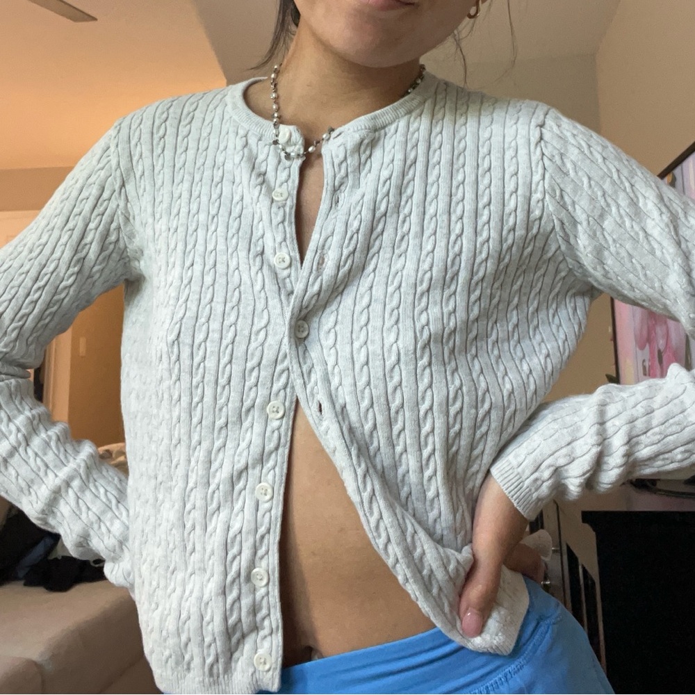 Brandy Melville Cable Knit Cardigan